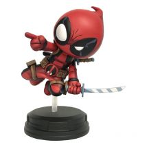Marvel Animated - Statuette Deadpool (jumping) 18 Cm - Gentle Giant