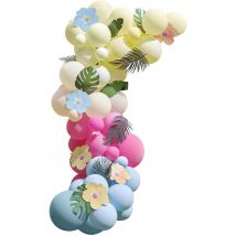 Kit Arche De 70 Ballons Tiki Hawaii - Ginger Ray