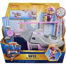 Pat Patrouille Le Film : Stella Avec Son Helicoptere Transformable - Figurine Chien - Vehicule De Luxe - Paw Patrol - Spin Master - 20134761 - Pat 