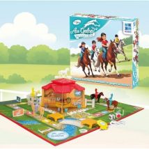 Au Galop - Jeu De Plateau - Prépare Ton Cheval, Entraîne-le, Gagne La Course ! - Megableu Editions