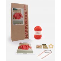 Kit Tricot Brassière Laine Harlem Rouge Corail 3m - Phildar
