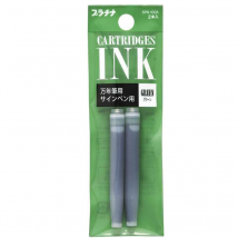 Cartouches - Encre Verte - Recharge - Pack De 2 - Calligraphie - Platinum - Platinium