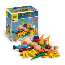 Set D'Aliments En Bois 75 Pcs - Erzi