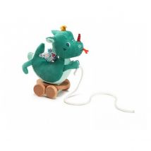 Joe Le Dragon A Tirer Socle Bois - Lilliputiens