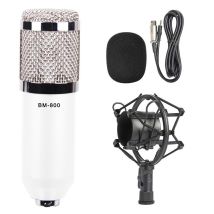Microphone De Studio Pro Avec Accessoires Pour Enregistrement Et Diffusion Blanc Yonis - Yonis