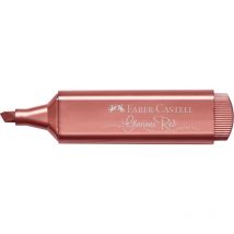 Surligneur Tl 1546 Faber-castell Rouge Brillant Métallisé