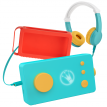 Ma Fabrique À Histoires Nouveau Modèle Avec Casque Octave Et Coque Odile Orange - Lunii