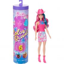 Barbie Poupée Mannequin Color Reveal Série Disco Star - Mattel