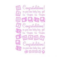 Transfert Rub-on Bloc Fille - Royal