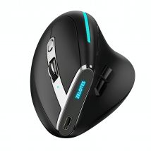 Souris Ergonomique Sans Fil 9 Boutons Avec Prise Verticale Et Lumières Rgb Noir Yonis - Yonis