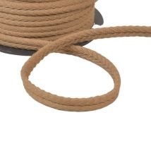 Bobine 20m Double Cordon Chevrons 10mm Vieil Or - My mercerie