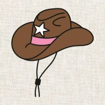 Kit Broderie - Chapeau Cow-girl - Fukuri