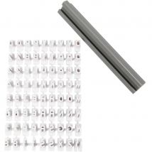 Set De Tampons - Alphabet/chiffre + Réglette - Annikids