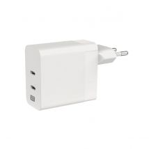 Xtrememac Chargeur Secteur 2 Usb-c Power Delivery 65w Ultra Rapide Blanc
