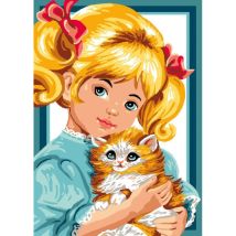 Princesse - Canevas Antique Douceur 32x50 Cm - Megacrea DIY