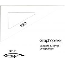 Equerre 60° 3 Bords Droits 32 Cm - Graphoplex