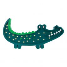 Lampe Veilleuse Crocodile Vert - Little Lights