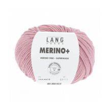 Pelote De Laine À Tricoter Merino + (plus) - Lang Yarns Rose (219) - LangYarns