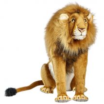 Hansa Peluche Geante Lion Assis 94cmh - Hansa Peluches Géantes