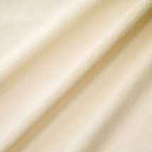Tissu Doudou Ultra Doux Ras Ecru - Craftine