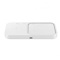 Samsung Chargeur Sans Fil 15w Qi 2 Zones Pour Smartphone/g Watch Recharge Rapide Blanc