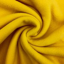 Tissu Polaire Uni Jaune - Au Mètre - Craftine