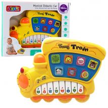 Piano Éducatif Électrique Locomotive Jaune Pour Bébé - D toys
