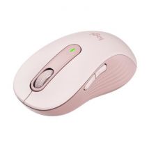 Souris - Logitech - Signature M650 - Grande Taille, Silencieuse, Boutons Programmables - Rose