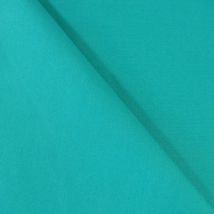Tissu Popeline Bleu Turquoise Au Mètre - Craftine