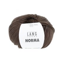 Pelote De Coton À Tricoter Norma - Lang Yarns 0168 Marron