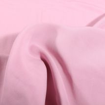 Tissu Viscose Légère Rose Pâle - Au Mètre - Craftine