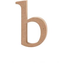 Lettre, B, H : 13 Cm, Ép. 2 Cm, 1 Pièce - CC Hobby
