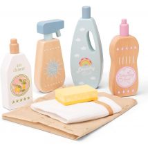 Set De Produits Ménagers En Bois - New Classic Toys