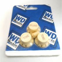 Jeu De Boutons Crème Pour Stratocaster Avec Switch Tip