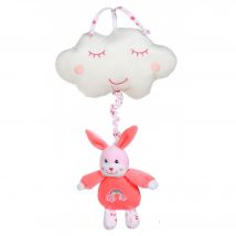 Boîte À Musique Rainbow Lapin - 32 Cm - Gipsy Toys