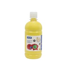 Bouteille Peinture Au Doigt 500 Ml Jaune - Milan