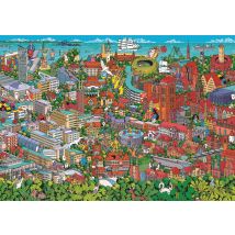Puzzle 1000 Pièces - 40e Anniversaire Trefl - Tri-city - Trefl