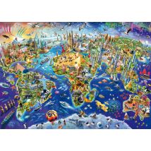 Puzzle 1000 Pièces - Découvrez Notre Monde - Schmidt Spiele