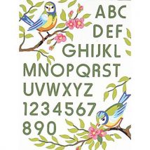 Kit Canevas Oiseaux Abc 25x30cm - LUC