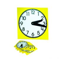 Horloge En Polypro Avec Aiguilles Amovibles 10 Pièces - Oz International