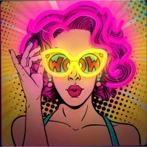 Foreverlight - Neon Led Mural Pop Art Femme Usba 2m Variateur Intégré - Forever