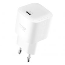 Swissten Chargeur Gan Usb C 35w Ultra Rapide Compact Avec Câble Usb C 1.2m Blanc