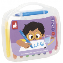 Crayons Gel X 10 - - Juratoys - Jura Toys