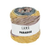 Pelote De Coton Paradise - 100gr - Lang Yarns 28 Saumon -bleu Clair - LangYarns