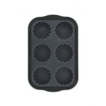 Moule 6 Mini Tartelettes 28 X 18 Cm Zenker Silicone Fibre De Verre