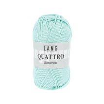 Fil À Tricoter 100% Coton Quattro - Lang Yarns 158 Bleu