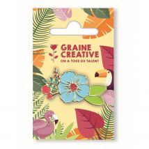 3 Pin's Fleurs - Graine Creative
