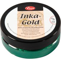 Peinture Métallique Inka-gold - Emeraude - 50 Ml - Viva Decor