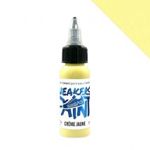 Peinture Textile & Cuir Sneakarts - Crème Jaune 30ml - Chaussure, Vêtement, Sac - Sneakarts