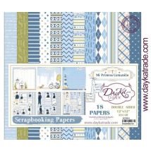 Pochette De 18 Feuilles Dayka Mi Primera Comunión Niño Scrapbooking